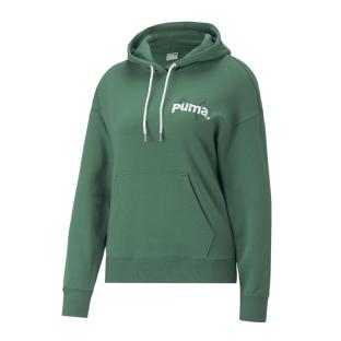 Sweat Vert Femme Puma 538378 pas cher