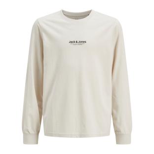 T-shirt Beige Garçon Jack & Jones Hvesterbro pas cher