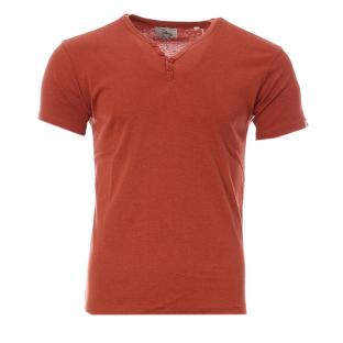 T-shirt Rouge Homme RMS26 Basic pas cher