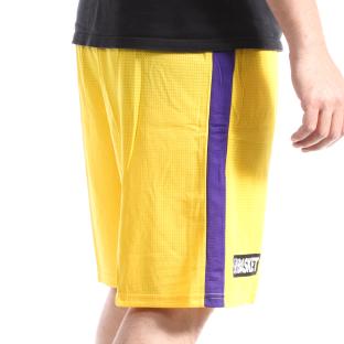 Los Angeles 32 Short de Baskets Jaune Sport Zone Homme 2023/2024 vue 2