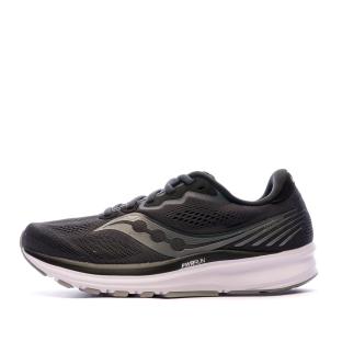 Chaussures de running Noires Mixte Saucony Ride 14 pas cher