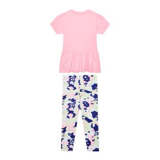 Ensemble Rose Fille Adidas Set vue 2