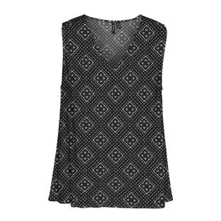 Blouse Noir/Blanc à Motifs Femme Vero Moda Easy Joy pas cher