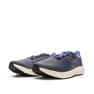 Chaussures de Running Noire/Bleu Femme Under Armour Charged Pursuit vue 6