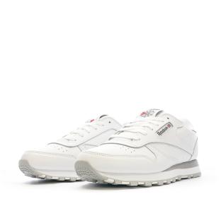 Baskets Blanches Fille Reebok Cl Lthr vue 6