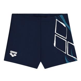 Boxer de bain Marine/Bleu Garçon Arena Swim Short Logo pas cher