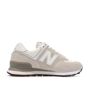 Baskets Beige Femme New Balance 574 vue 2