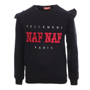 Sweat Marine Fille Naf Naf 2104 pas cher