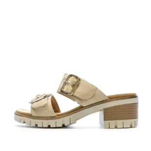 Mules Beige Femme RELIFE Lehm pas cher