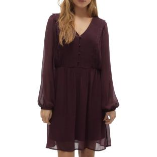 Robe Bordeaux Femme Vero Moda Juna pas cher