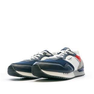 Baskets Marine/Blanc Homme Pepe jeans London One Road vue 6