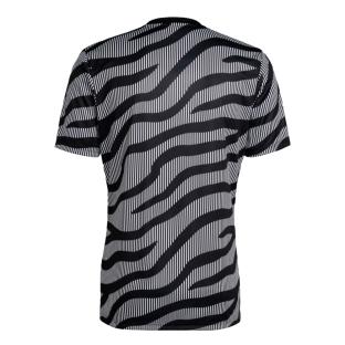 Juventus Maillot de foot Gris/Noir Homme Adidas Pré-match vue 2