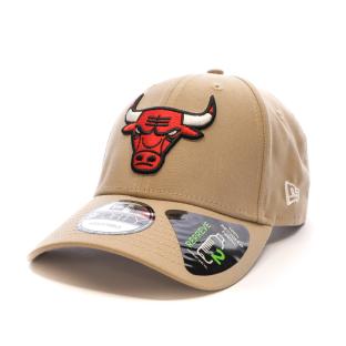 Casquette Beige/Rouge Homme New Era The League Chicago Bulls pas cher