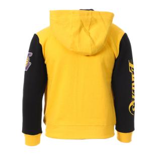 Sweat Zippé Jaune/Violet Garçon NBA Los Angeles Lakers vue 2