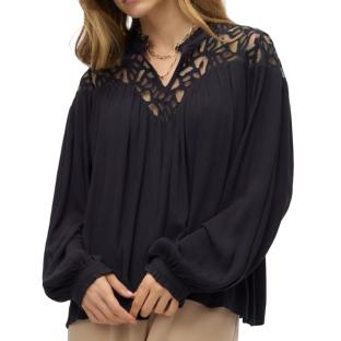 Blouse Noire Femme Vero Moda Jazmyn pas cher