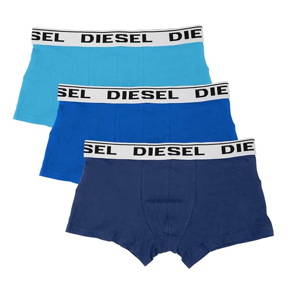 X3 Boxers Bleu/Marine Homme Diesel Trunks pas cher