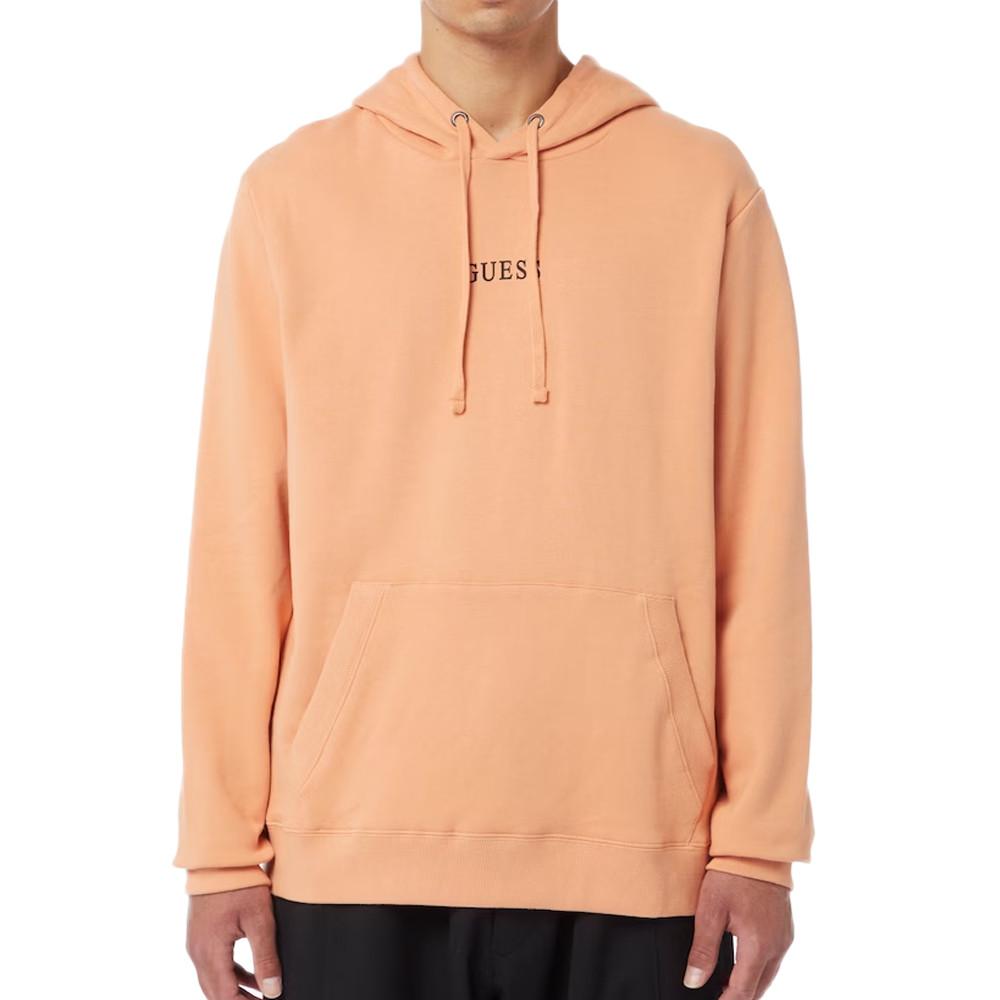 Sweat à Capuche Orange clair Homme Guess Roy pas cher