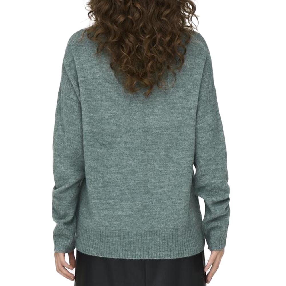 Pull Vert D'eau Femme JDY Elanora vue 2