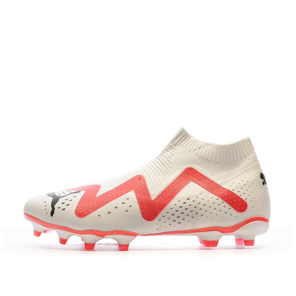 Chaussures de football Blanc/Rouge Homme Puma Future Match pas cher