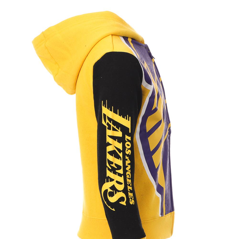 Sweat Zippé Jaune/Violet Garçon NBA Los Angeles Lakers vue 3