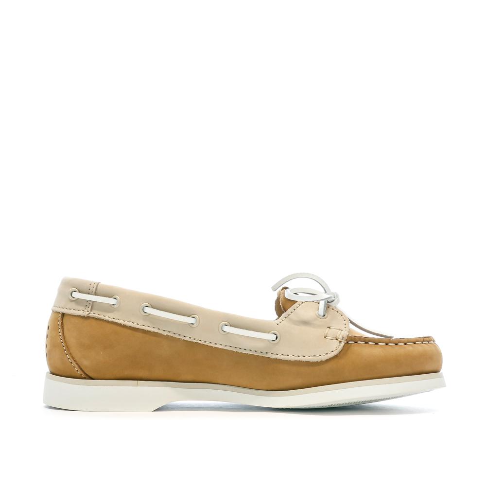 Chaussures bateaux Beige Femme TBS PINNHAE vue 2