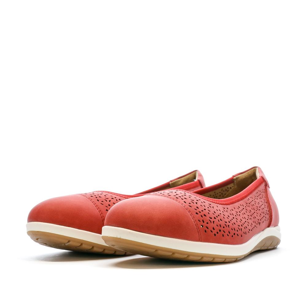 Ballerines Rouge Femme RELIFE Hygeno vue 6