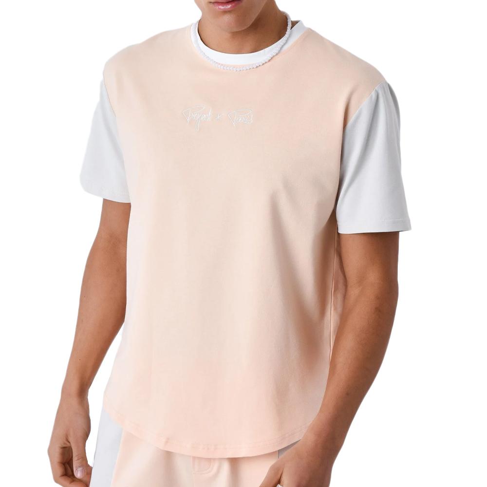 T-shirt Orange Homme Project X Paris Colorblock pas cher