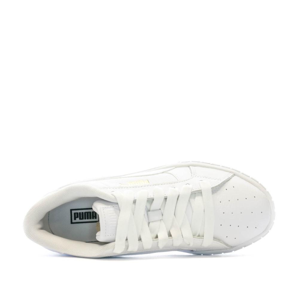 Baskets Blanches Femme Puma Cali Star vue 4