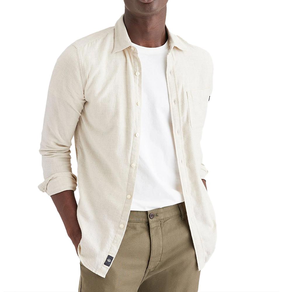 Chemise Beige Homme Dockers Woven A1114 pas cher