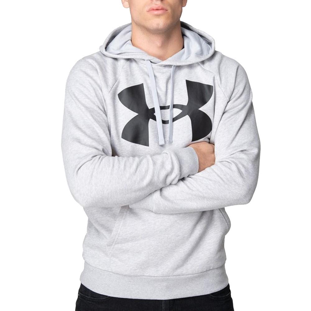 Sweat Gris homme Under Armour Rival Fleece Big Logo pas cher