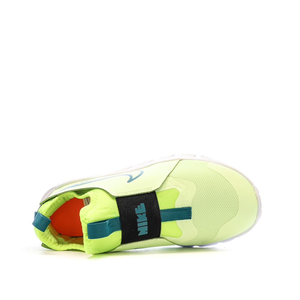 Baskets Garçon Jaune Fluo Nike Flex Runner 2 vue 4