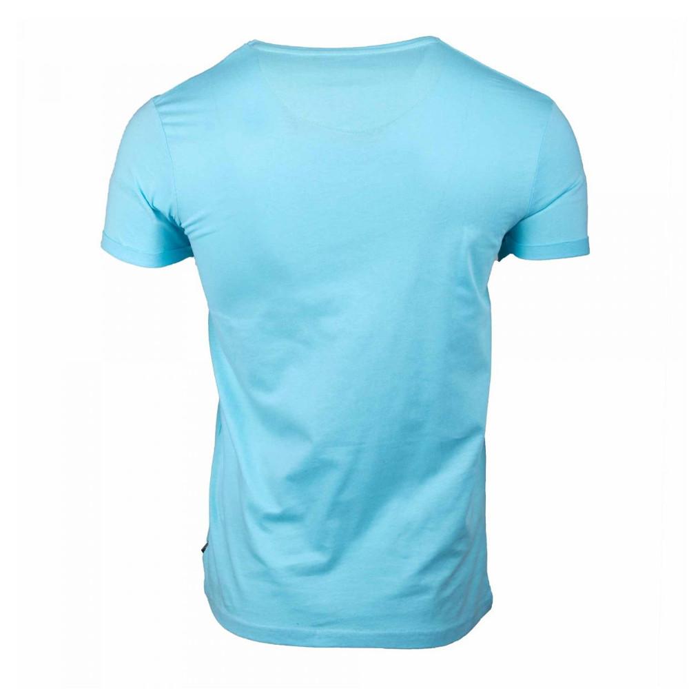 T-shirt Bleu Homme La Maison Blaggio Murano vue 2