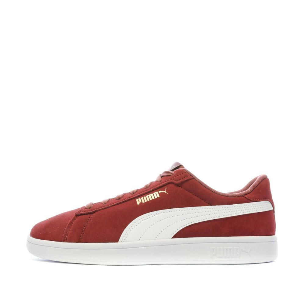 Baskets Rouge Homme Puma Smash 3.0 pas cher