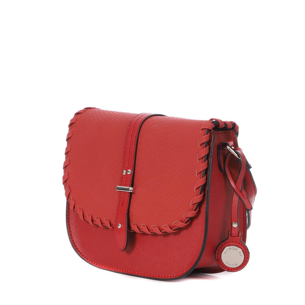 Sac bandoulière Rouge Femme Manoukian Flo vue 3