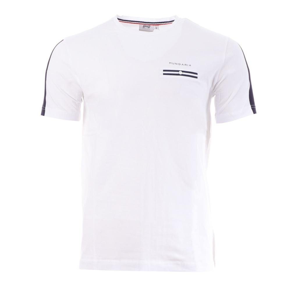 T-shirt Blanc Homme Hungaria Talang pas cher