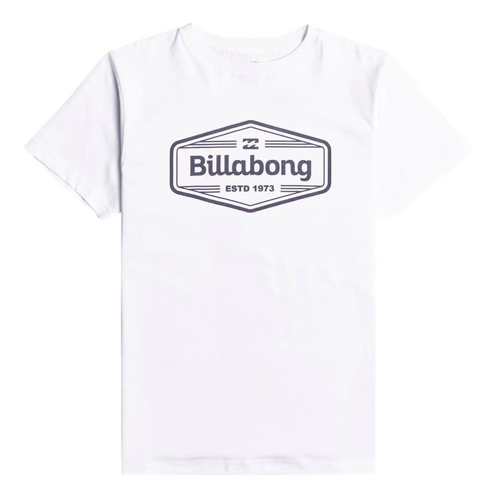 T-shirt Blanc Garçon Billabong Trademark pas cher