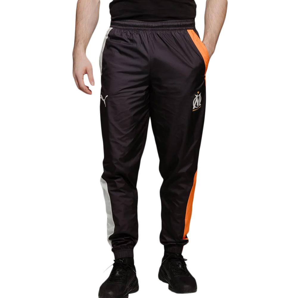 OM Jogging de foot Noir Homme Puma 2023 2024