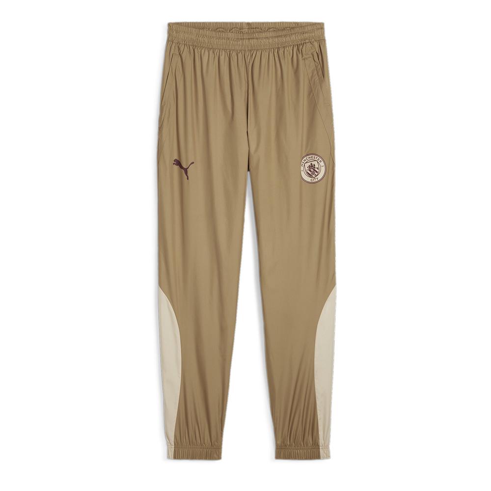 Manchester Pantalon de survêtement Prématch Marron Homme Puma 23/24 pas cher