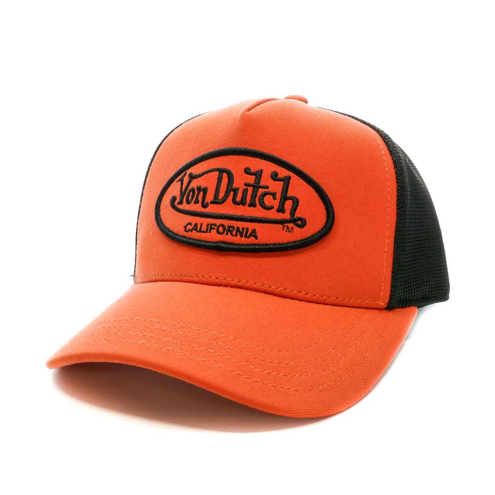 Casquette Noire/Rouge Garçon Von Dutch Shiny pas cher