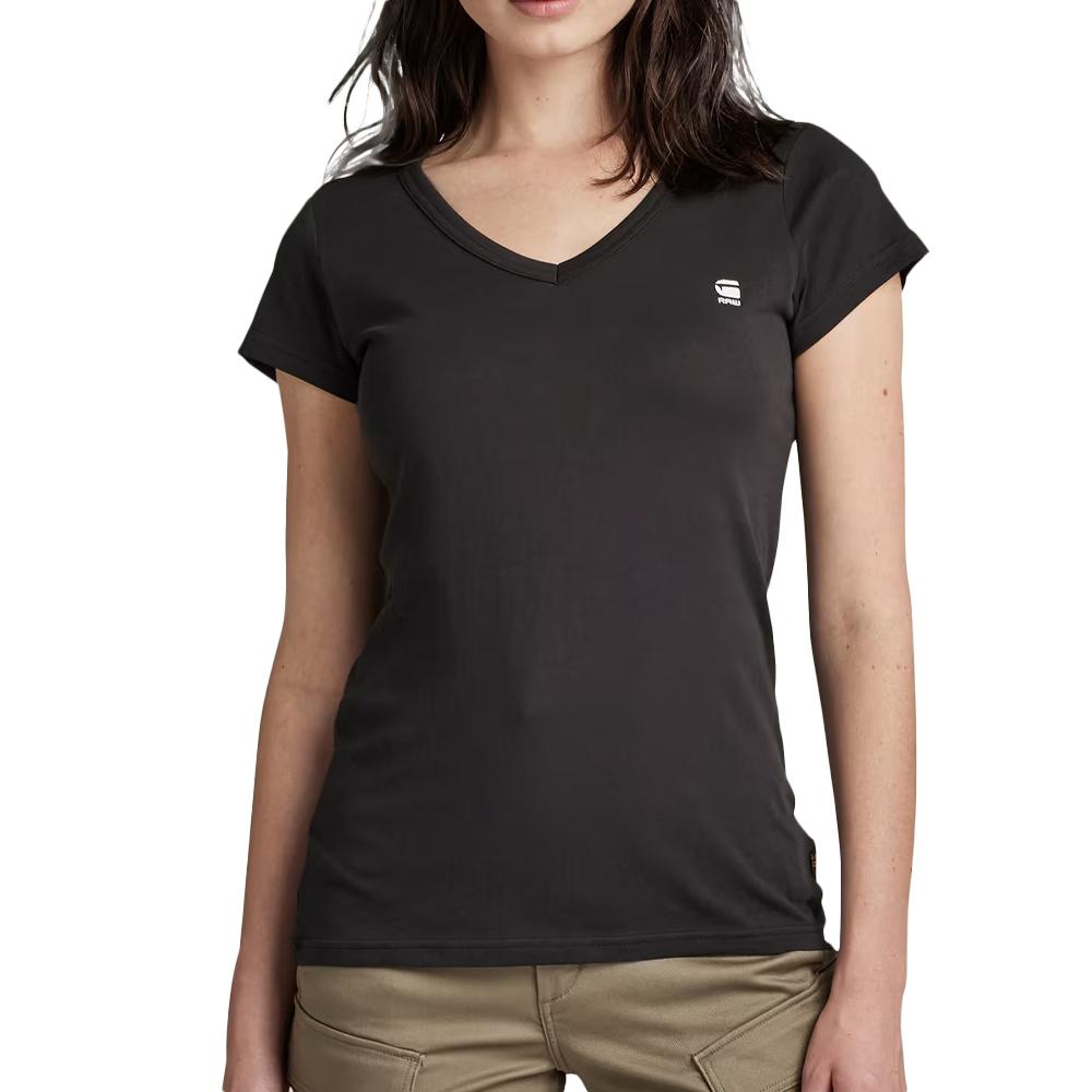 T-shirt Noir Femme G-Star Raw Eyben D21314-4107 pas cher