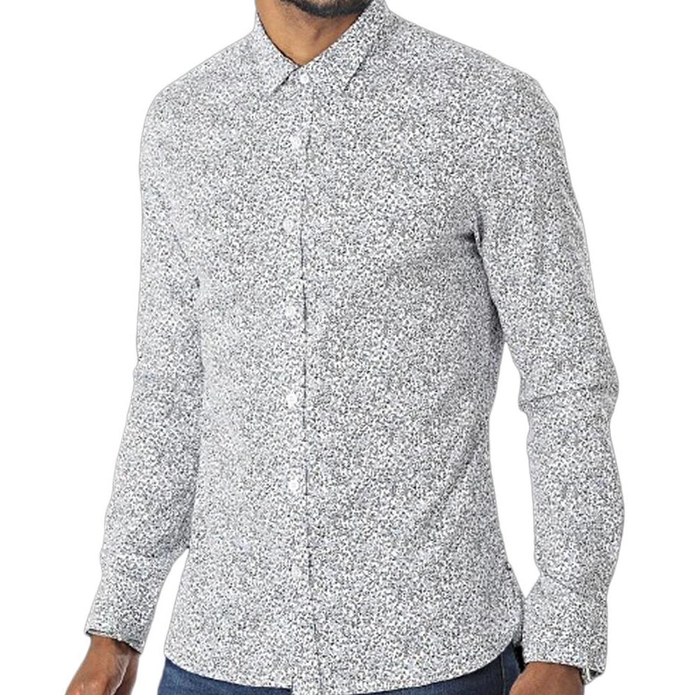 Chemises Blanche à Motifs Homme Teddy Smith Carton pas cher