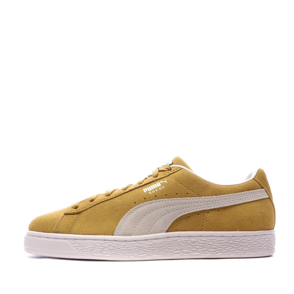 Baskets Jaune Mixte Puma Suede Classic XXL pas cher