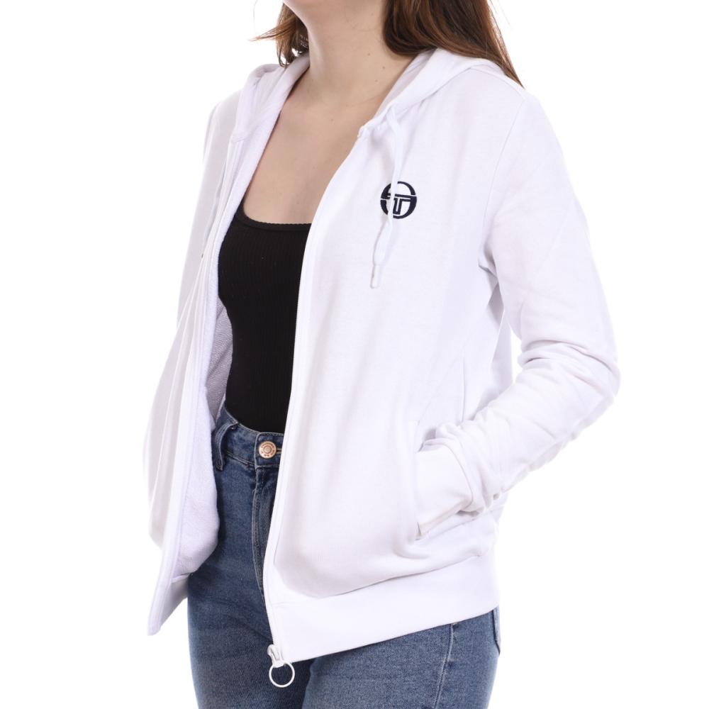 Sweat zippé Blanc Femme Sergio Tacchini Ella pas cher