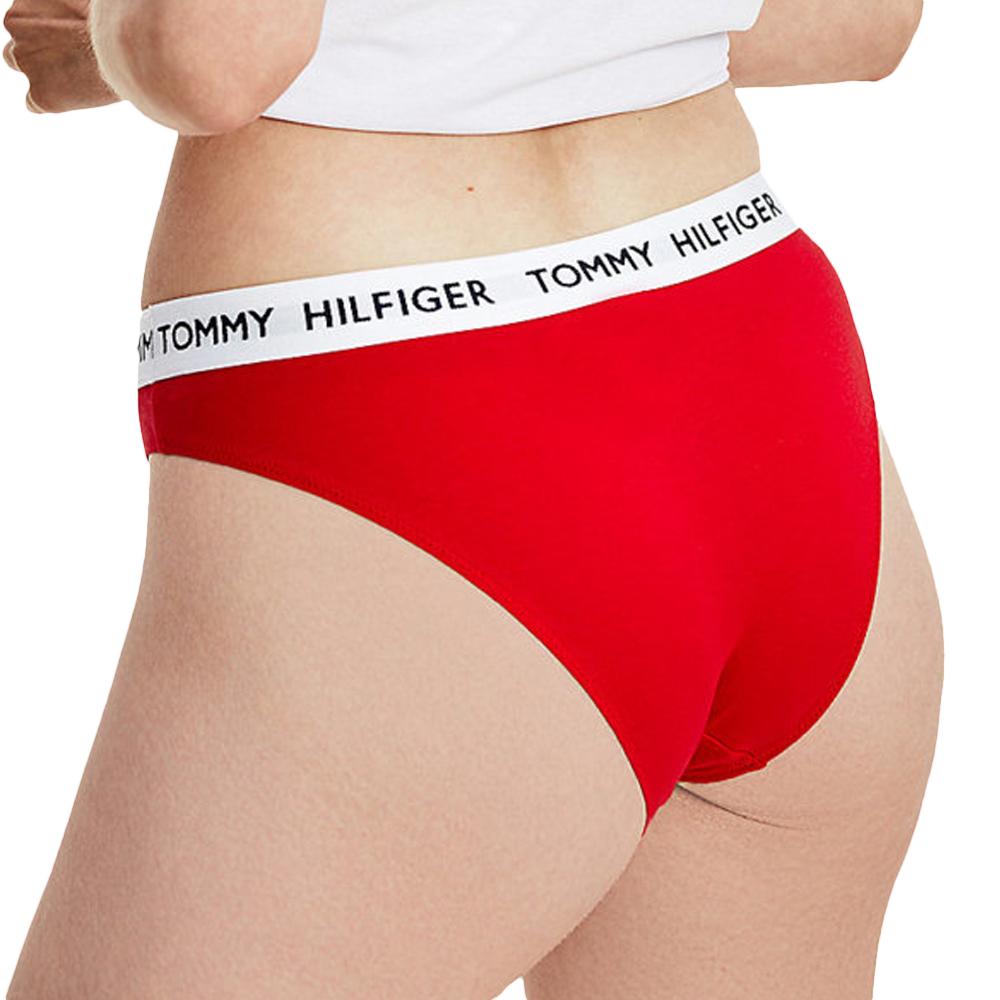 Culotte Rouge Femme Tommy Hilfiger UW0UW02193 vue 2