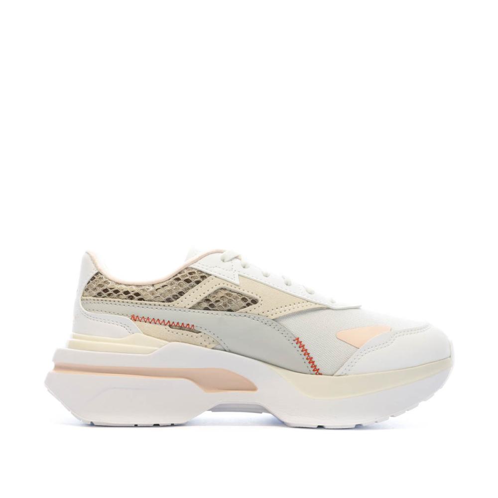 Baskets Blanches Femme Puma Kosmo vue 2