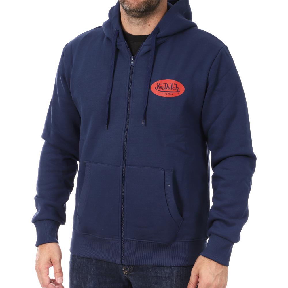 Sweat Marine Homme Von Dutch SENT pas cher