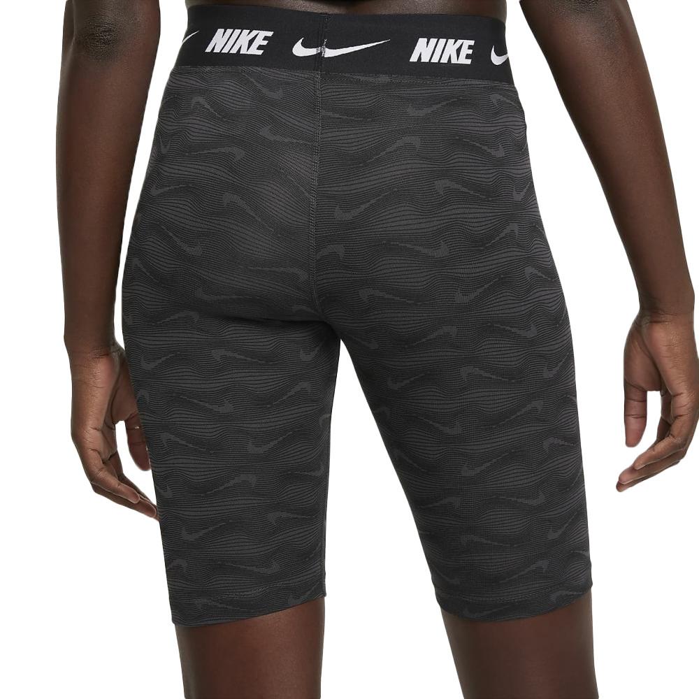 Short Legging Noir Femme Nike Aop Print vue 2