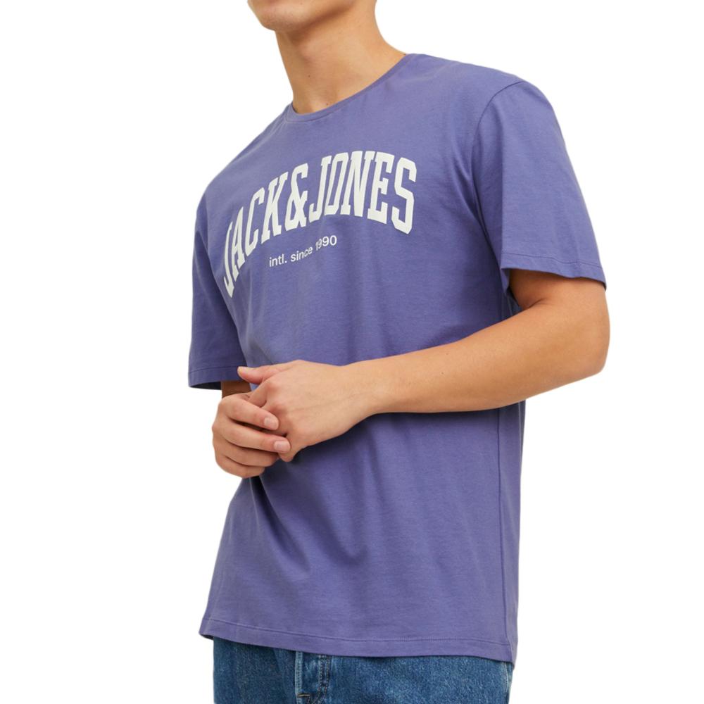 T-shirt Violet Homme Jack & Jones 12236514 pas cher