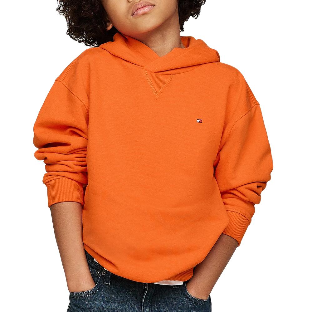 Sweat Orange Garçon Tommy Hilfiger Timeless pas cher