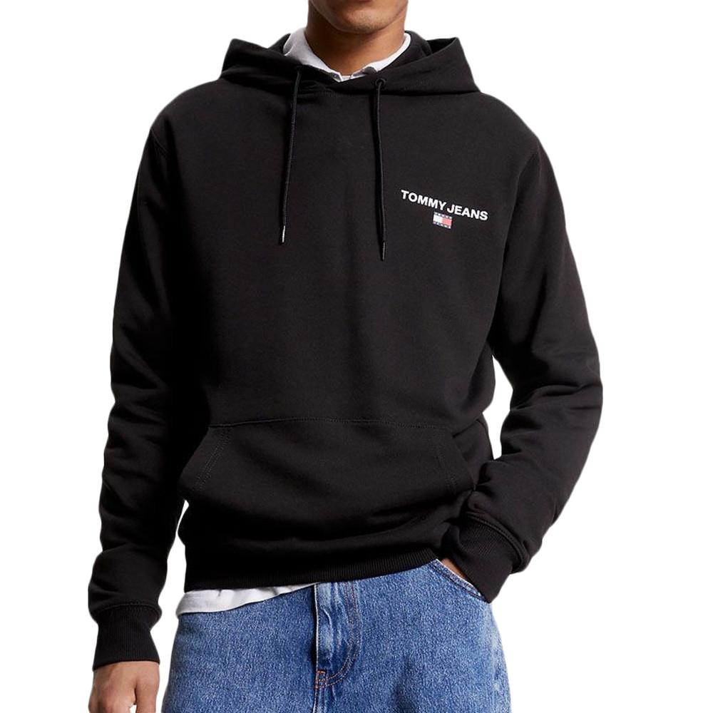 Sweat à Capuche Noir Homme Tommy Hilfiger Entry Grap pas cher